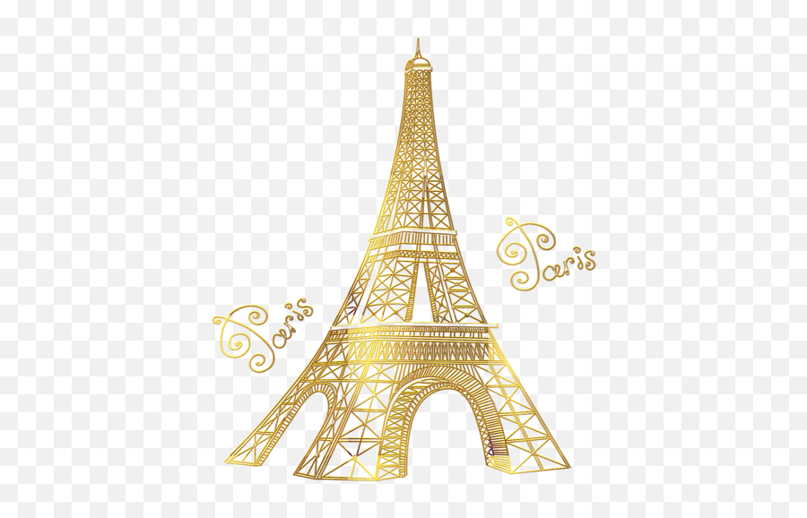Torre Eiffel Gold Png Transparent - Top Selfie Pinusan Kragilan Emoji,Eiffel Tower Png