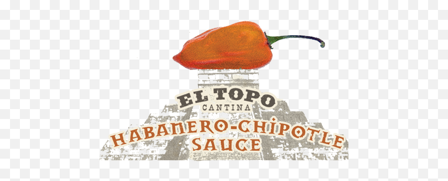 Download El Topo Cantina Habanero Chipotle Hot Sauce Logo - Spicy Emoji,Chipotle Logo