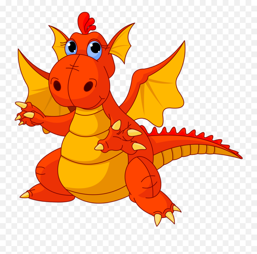 Dragon Imprimibles De Colores Clipart 2 - Clipartix Cartoon Transparent Dragon Png Emoji,Dragon Clipart
