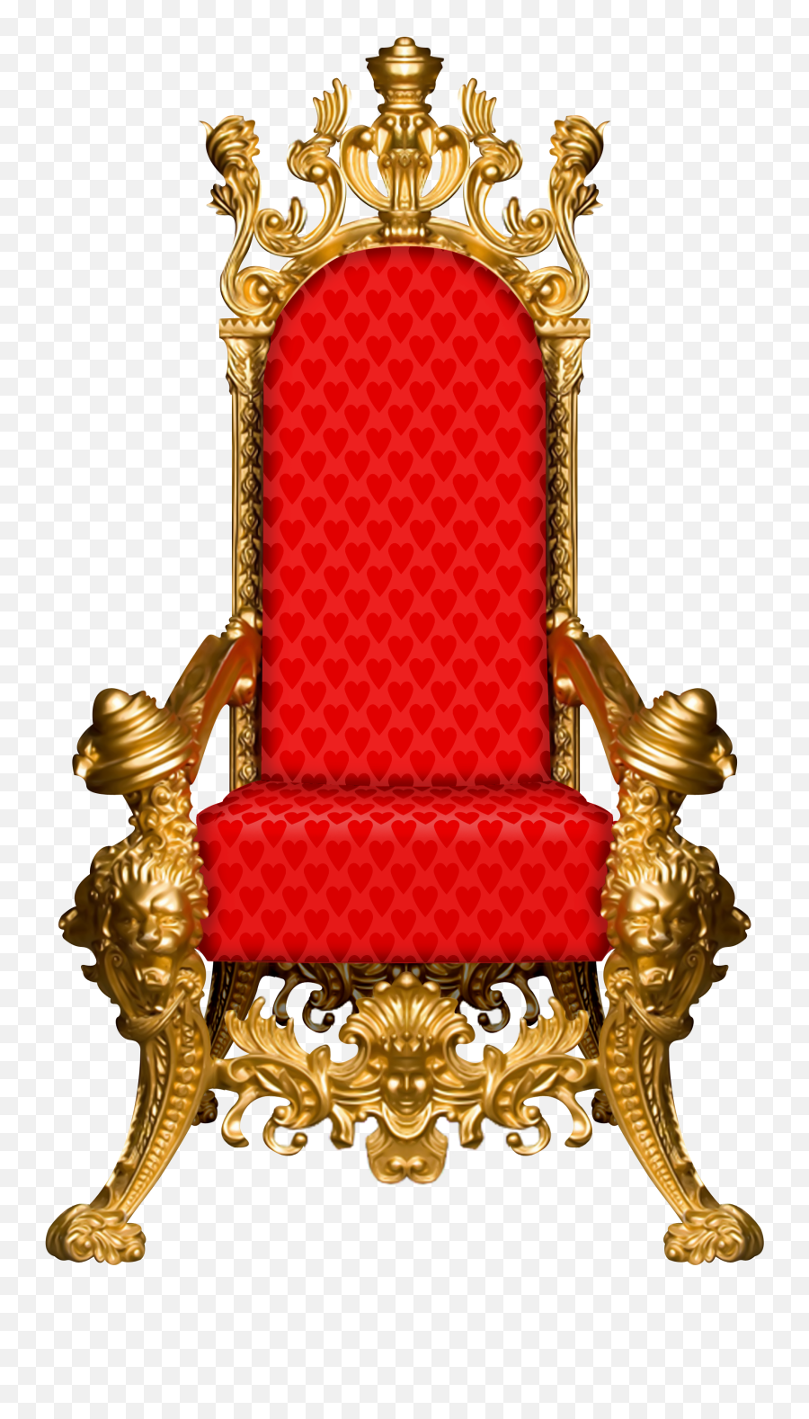 Download Throne Picture Chair Frame Red - Transparent Throne Png Emoji,Throne Png