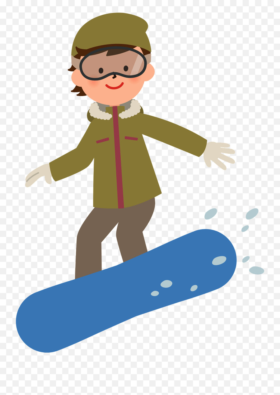 Snowboarding Snowboarder Clipart - Snow Board Clipart Transparent Emoji,Snowboarders Clipart