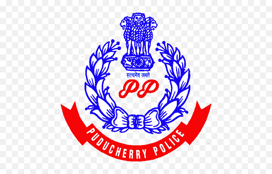Filepuducherry Police Logojpgpng - Wikipedia Clipart Puducherry Police Logo Emoji,Police Logo