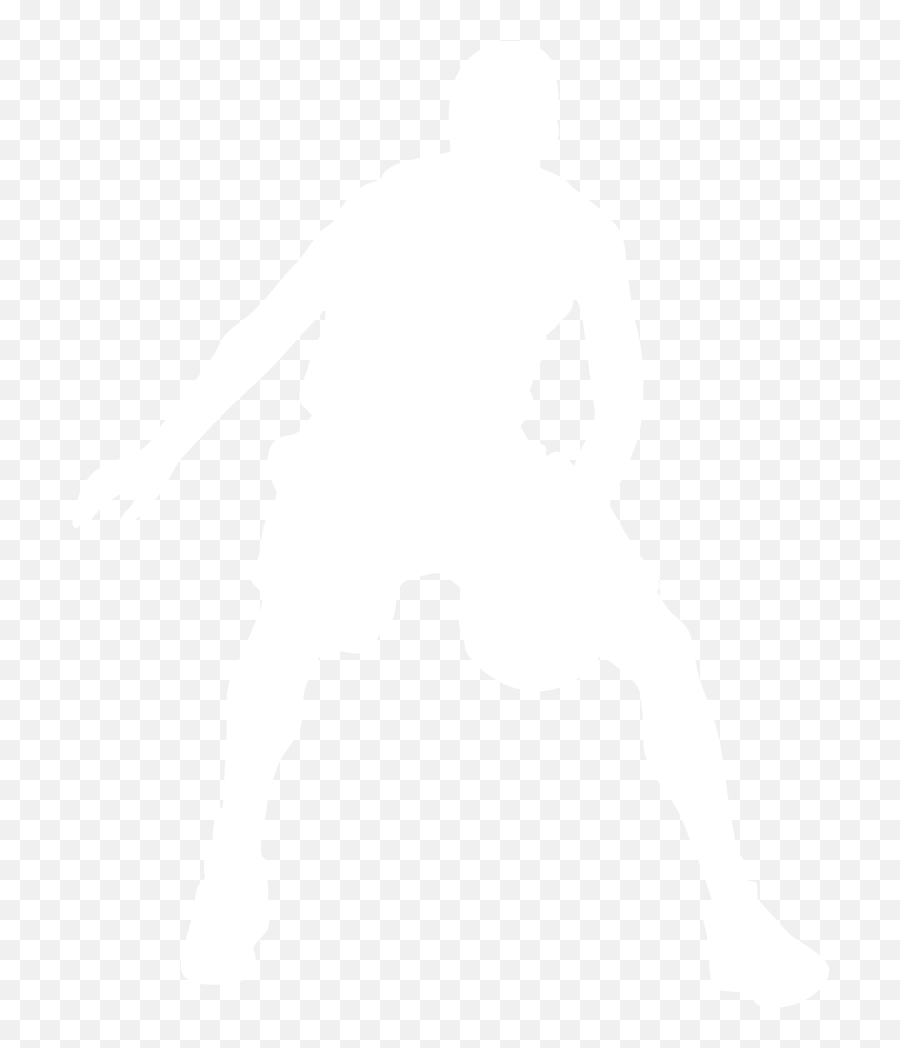 Black Boy Basketball Silhouette Png - Transparent White Basketball Silhouette Emoji,Basketball Silhouette Png