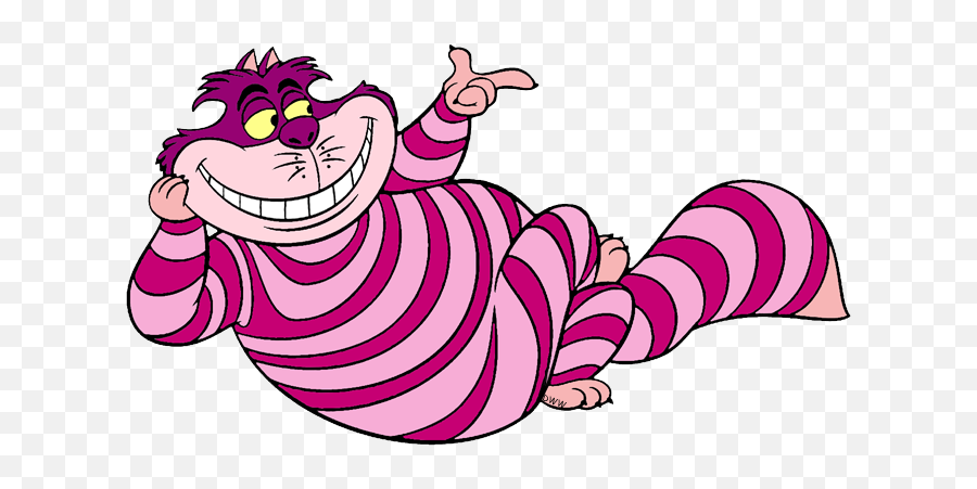Cheshire Cat Clip Art Free Png Image - Transparent Background Cheshire Cat Png Emoji,Cheshire Cat Png