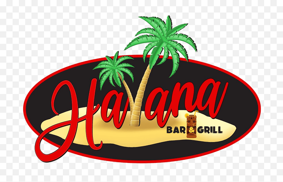 Havana Bar Grill - Language Emoji,Palm Tree Logo Restaurant