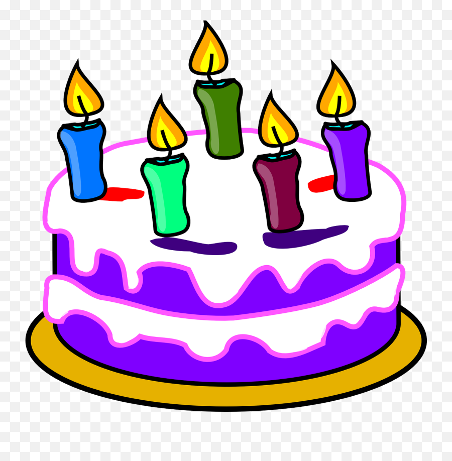 Birthday Cake Cake Candles Png - Birthday Cake Animated Emoji,Birthday Candles Png