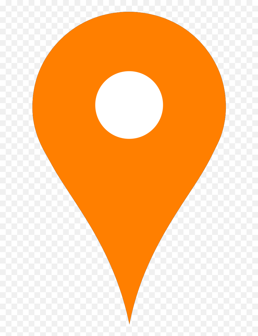 Orange Map Pin Svg Vector Orange Map Pin Clip Art - Svg Clipart Emoji,Map Pin Png