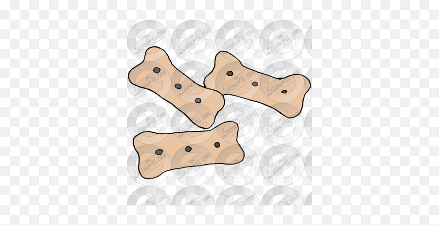Dog Biscuits Picture For Classroom Therapy Use - Great Dog Emoji,Dog With Bone Clipart
