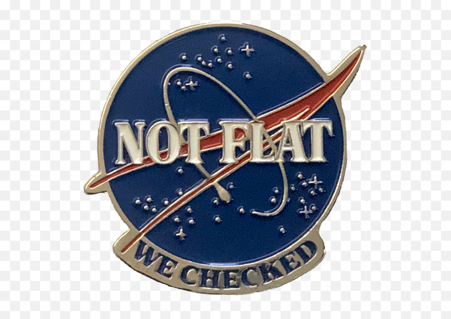 Earth Not Flat We Checked Lapel Pin Jacket Pins Pin And Emoji,Logo Pins