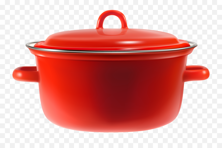 Cooking Pot Png Image - Red Cooking Pot Png Emoji,Pot Clipart