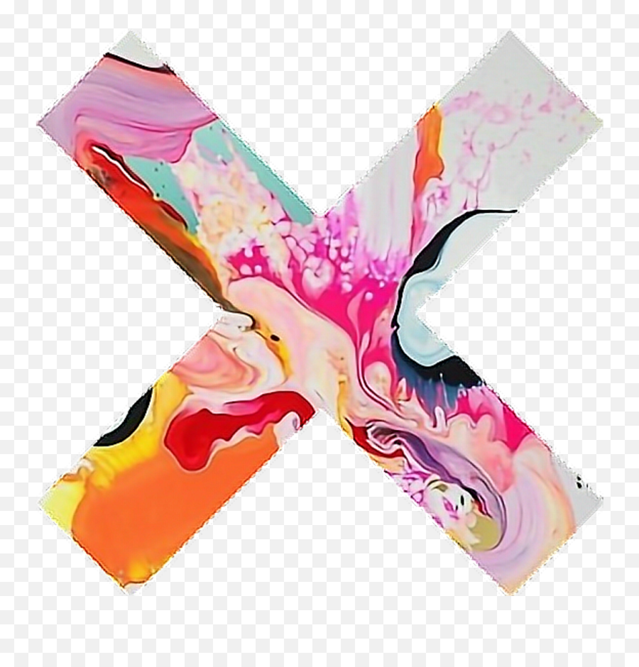 X Sticker - Colour Splash Painting Competition 1024x1024 Emoji,Painted X Png