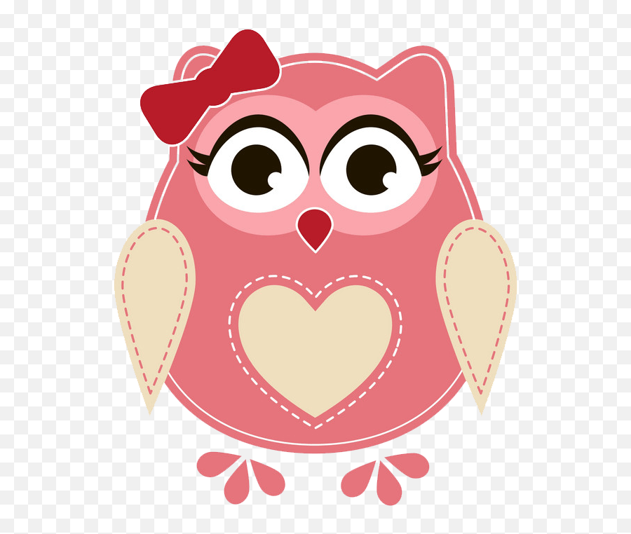 Pink Owl Clipart Transparent - Clipart World Girly Emoji,Owl Clipart