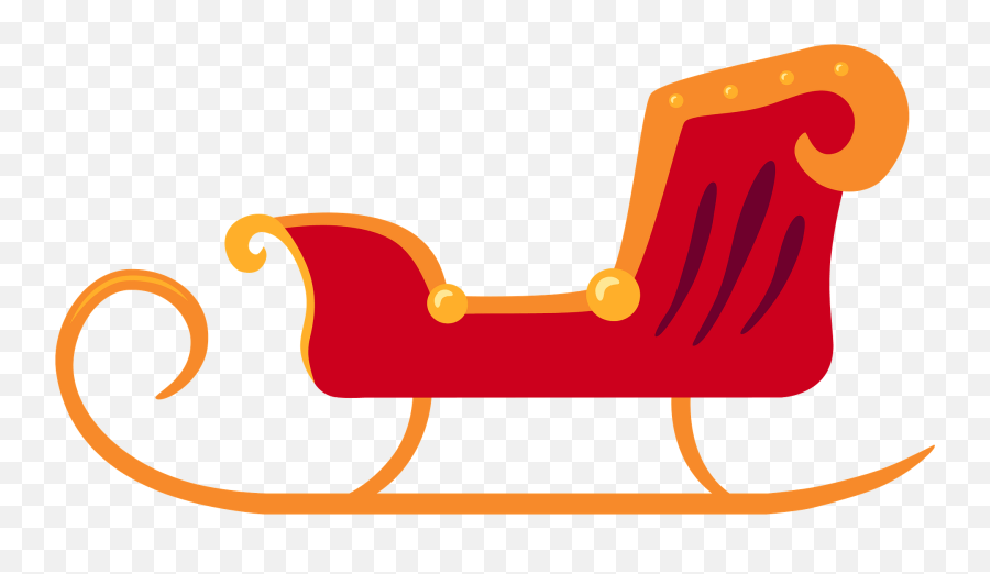 Sled Clipart Free Download Transparent Png Creazilla - Furniture Style Emoji,Santa Sleigh Clipart