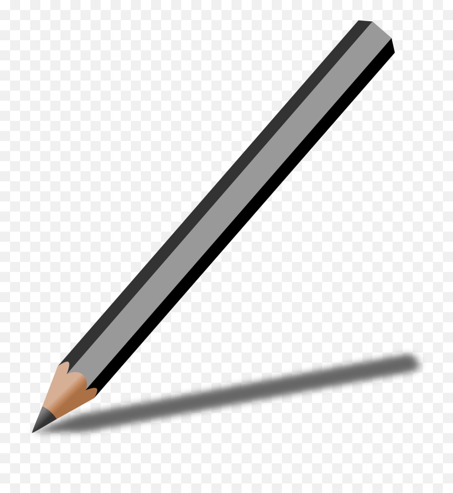 Clipart - Graphite Pencil Vector Transparent Cartoon Jingfm Gray Pencil Cartoon Emoji,Pencil Transparent