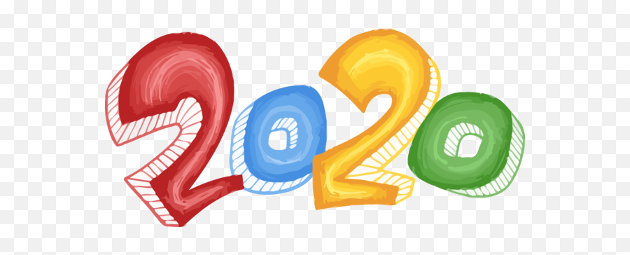 Download Free New Year 2020 Font For Happy Festival Icon - Drawing Emoji,2020 Png