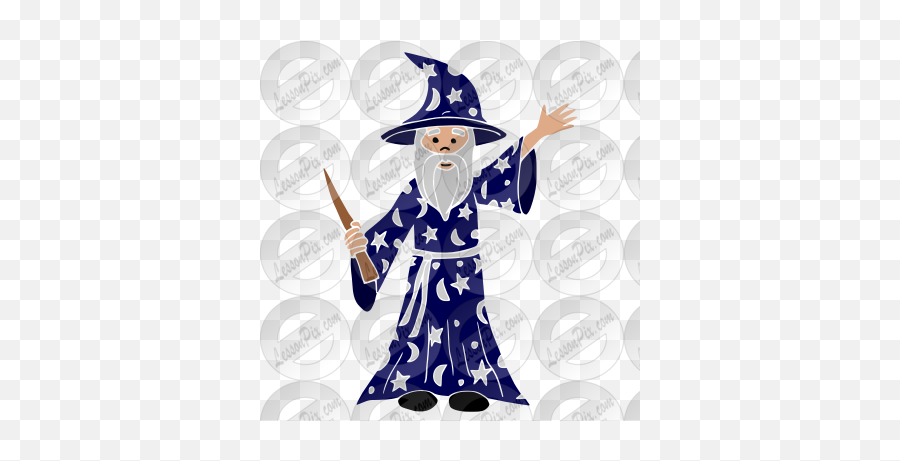 Wizard Stencil For Classroom Therapy - Magician Emoji,Wizard Clipart
